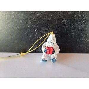 Abominable Snowman With Presents Christmas Ornament